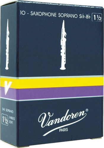 Vandoren Traditional 2.0 10-pack (SR202) трости для сопрано-саксофона №2.0, 10 шт.