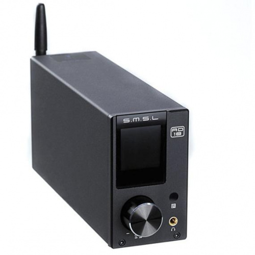 SMSL AD18 black Усилитель. Частотный диапазон: 20Гц - 22кГц. Сопротивление: 4-8 Ом. Динамический диапазон: 102 дБ. Сигнал/шум: > 90дБ. Входы/выходы: 3