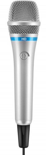 IK MULTIMEDIA iRig Mic HD - Silver конденсаторный ручной микрофон для цифрового подключения к iOS и Mac, серебряный