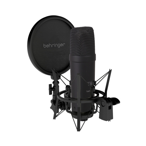 BEHRINGER TM1 DARK EDITION студийный конденсаторный микрофон с большой мембраной (черный)
