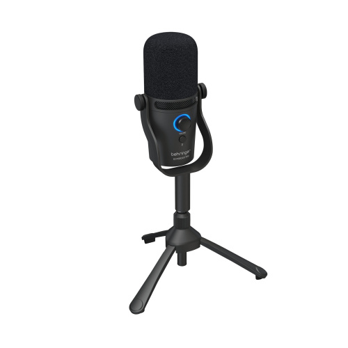 BEHRINGER D2 PODCAST PRO динамический микрофон с большой диафрагмой, в комплекте настольный штатив