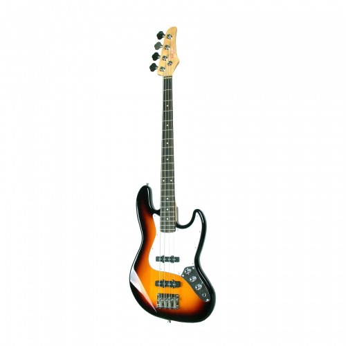 REDHILL JB200/VS бас-гитара 4-стр., J+J, 864 мм, цвет санберст фото 2