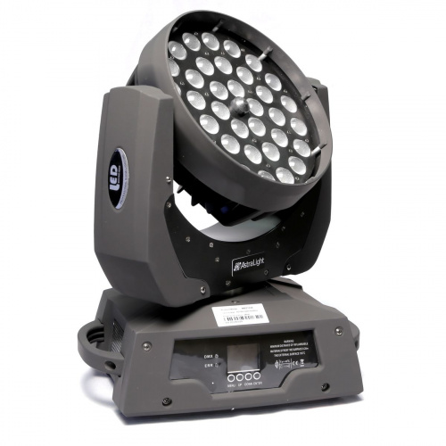 AstraLight MBZ1036 вращающаяся голова ZOOM 36x10W LED RGBW