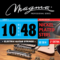 Magma Strings GE150N Струны для электрогитары Серия: Nickel Plated Steel Калибр: 10-13-17-28-38-