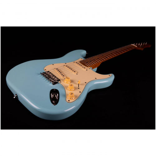 JET JS-300 BL электрогитара, Stratocaster, корпус липа, 22 лада,SSS, tremolo, цвет Sonic blue фото 4