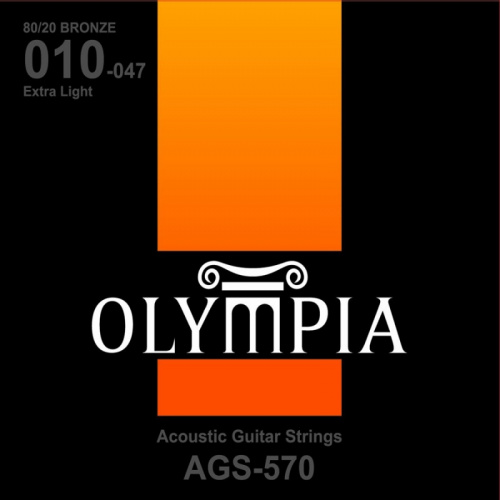 Olympia AGS570 струны для ак. гитары Bronze (10-14-23w-30-39-47)