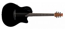 APPLAUSE AE44II-5S Elite Mid Cutaway Black Satin электроакустическая гитара (Китай) (AP521204)