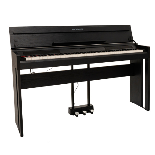 ROCKDALE Virtuoso Black, цифровое пианино, 88 клавиш, цвет черный фото 2