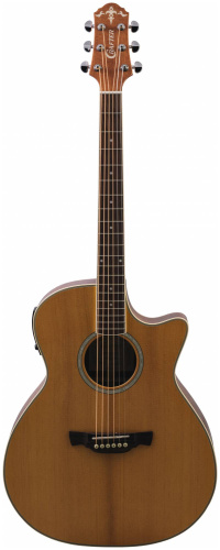 CRAFTER GAE-7 NC VVS + Чехол электроакустич гитара Гранд Аудиториум- SolidTop запеч ель