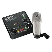 Behringer VOICE STUDIO набор для звукозаписи (ламповый предусилитель и микрофон)