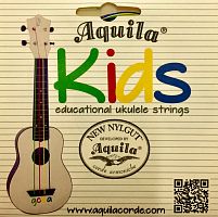 AQUILA KIDS 160U разноцветные струны для укулеле сопрано/концерт/тенор без книги