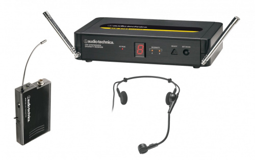 AUDIO-TECHNICA ATW701 H головная радиосистема, 8 каналов UHF с динамическим микрофоном PRO8HECW