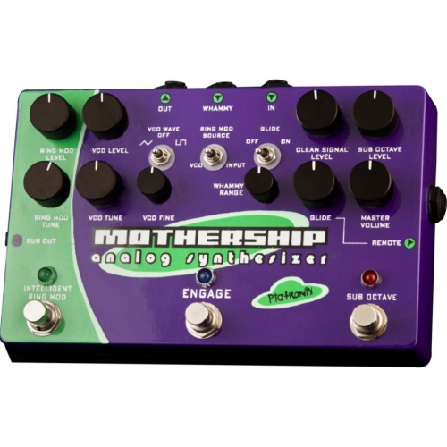 PIGTRONIX MGS Mothership Guitar Analog Synthesizer эффект гитарный аналоговый синтезатор фото 2