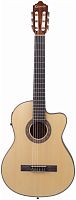 CRAFTER HC-100CE электроакустическая классич гитара, верхн. дека ель, корпус красное дерево, цв. н
