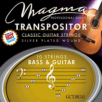Magma Strings GCT-BG10 Струны для 10-струнной гитары 1E 2B 3D 4A 5E 6E 7G 8D 9A 10E нестандартный строй, Серия: Transpositor, Обмотка: посеребрёная.