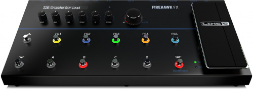 LINE 6 FIREHAWK FX гитарный напольный HD мульти-эффект процессор с управлением через iOS и Android устройства - Firehawk фото 6