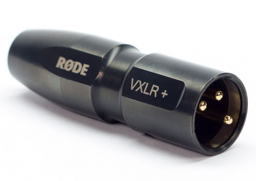 RODE VXLR+ адаптер фантомного питания 9-52В с разъёмом XLR-M для микрофонов с разъемом стерео миниджек 3,5мм(TRS)