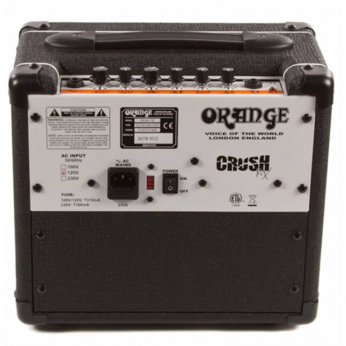 Orange Crush 12 BK Гитарный комбоусилитель, 6", 12Вт, овердрайв, 3х полосный эквалайзер, цвет черный фото 4
