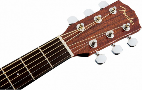 FENDER CC-60S CONCERT SUNBURST WN акустическая гитара, топ массив ели, накладка орех, цвет санберс фото 5