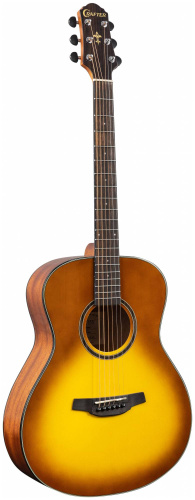 CRAFTER HT-250/BRS акустическая гитара, верх. дека ель, корпус кр.дерево, цвет коричневый санберст фото 2