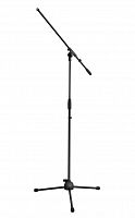 ROXTONE MS007TP Black Микрофонная стойка, "журавль", облегченная, черная, высота: 105-175см, стрела 55-78см. Масса: 1,44