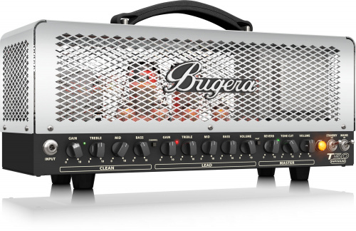 Bugera T50-INFINIUM ламповый 2-канальный гитарный усилитель "голова" 50W, ревербератор