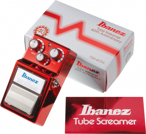 IBANEZ TS940TH педаль овердрайв Tube Screamer, цвет красный фото 4