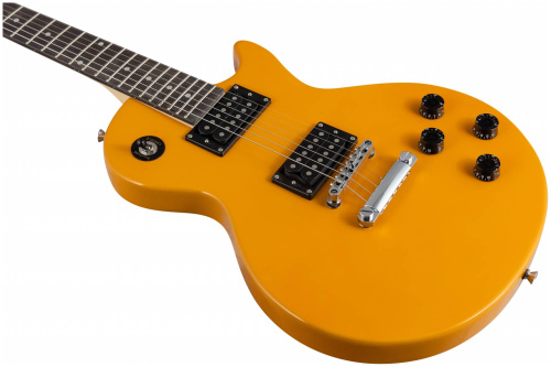 TERRIS TLP-039 YW электрогитара Les Paul, HH, 2V2T, цвет оранжевый фото 2