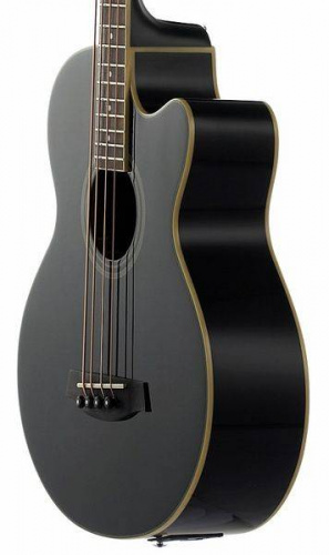 IBANEZ AEB8E BLACK электроакустическая бас-гитара, цвет черный, нижняя дека и обечайка махогани, верхняя дека ель, гриф махагони, накладка палисандр,  фото 6
