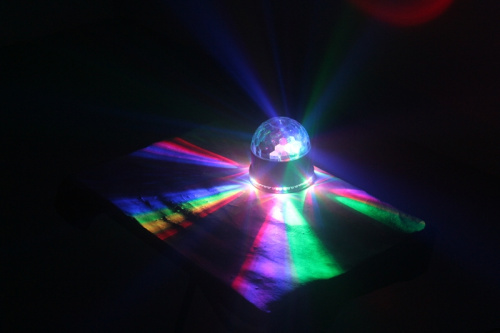 Led Star Starball Эффект светодиодный "кристальный магический шар" и "радуга", 6х1Вт RGBAWP и 48 све фото 3