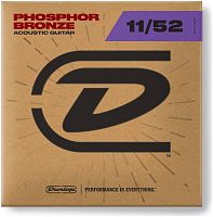 DUNLOP DAP1152 Струны для акустической гитары Phosphor Bronze 11/52-6/SET 