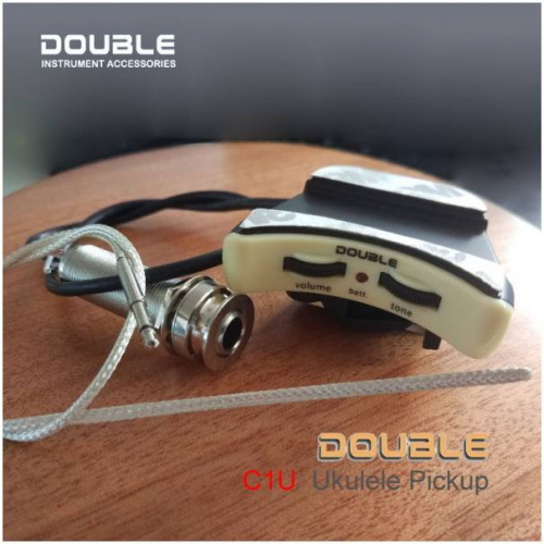 X2 DOUBLE C1U пьезозвукосниматель для укулеле, регуляторы громкости и тона фото 10