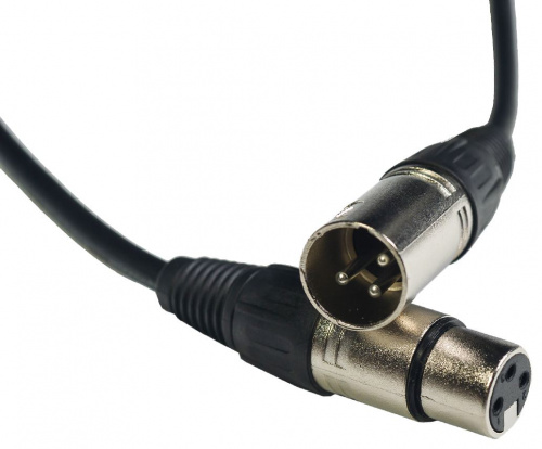 ROCKDALE MC001-50CM готовый микрофонный кабель, разъёмы XLR, длина 50 см фото 2