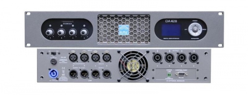 KME DA 428 - цифровой усилитель мощности, RMS 4x700 Вт (4 Ом), 4x400 Вт (8 Ом), 20-20000 Гц, DSP