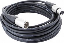 Cordial CFM 10 FM микрофонный кабель XLR female/XLR male, 10,0 м, черный (синий, красный)