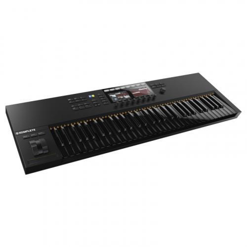 Native Instruments Komplete Kontrol S61 Mk2 Black Edition 61 клавишная полувзвешенная MIDI клавиатура с послекасанием, механика Fatar, 2 RGB дисплея в
