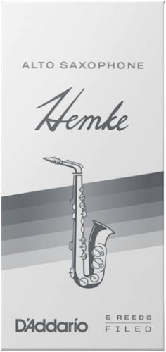 D'ADDARIO WOODWINDS RHKP5ASX250 HEMKE, ALTO, 2.5, 5 BX трости для альт саксофона, размер 2.5, 5 шт фото 2