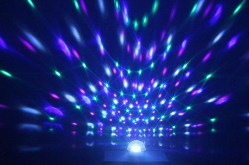 Led Star Disco Ball Эффект светодиодный "кристальный магический шар", 6х1Вт RGBAWP фото 3