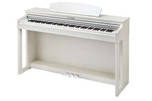 Kurzweil M130W WH Цифровое пианино, 88 молоточковых деревянных клавиш, полифония 256, цвет белый фото 2