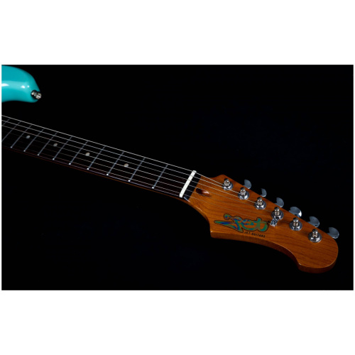 JET JS-300 BL R электрогитара, Stratocaster, корпус липа, 22 лада,SSS, tremolo, цвет Sonic blue фото 12