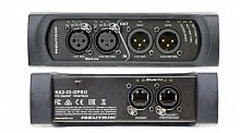 Neutrik NA2-IO-DPRO Сетевой аудио интерфейс DANTE/аналог/AES. 2хXLR f мик./лин. и AES (CH2) вх., 2хXLR m аналог и AES (CH2) вых., 2хNeutricon (Prim./S