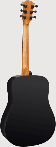 LAG T-118D BLK Акустическая гитара, Дредноут, цвет черный фото 2