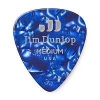 Dunlop Celluloid Blue Pearloid Medium 483P10MD 12Pack медиаторы, средние, 12 шт.