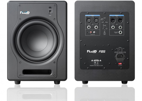 Fluid Audio F8S компактный сабвуфер с динамиком 8 “, 200 Вт, автовыключение