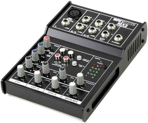 Invotone MX5 микшерный пульт, 1 микрофонный вход, ,XLR и балансный Jack,2 стерео входа