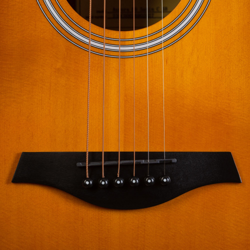 ROCKDALE Aurora D5 C SB Satin акустическая гитара, дредноут с вырезом, цвет санберст, сатиновое покрытие фото 4