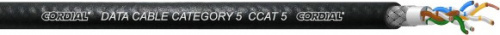 Cordial CCAT 5 цифровой кабель CAT5, 0,15 мм2, 6,3мм, черный