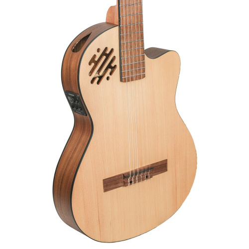 Bamboo GC-39 Keter-SP-Q-F классическая гитара, корпус ель/ орех, цвет натуральный фото 3