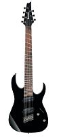 IBANEZ RGMS7-BK, мультимензурная 7-ми струнная электрогитара, цвет черный,