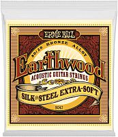 Ernie Ball 2047 струны для акуст.гитары Silk & Steel Extra Soft (10-14-20w-28-40-50)